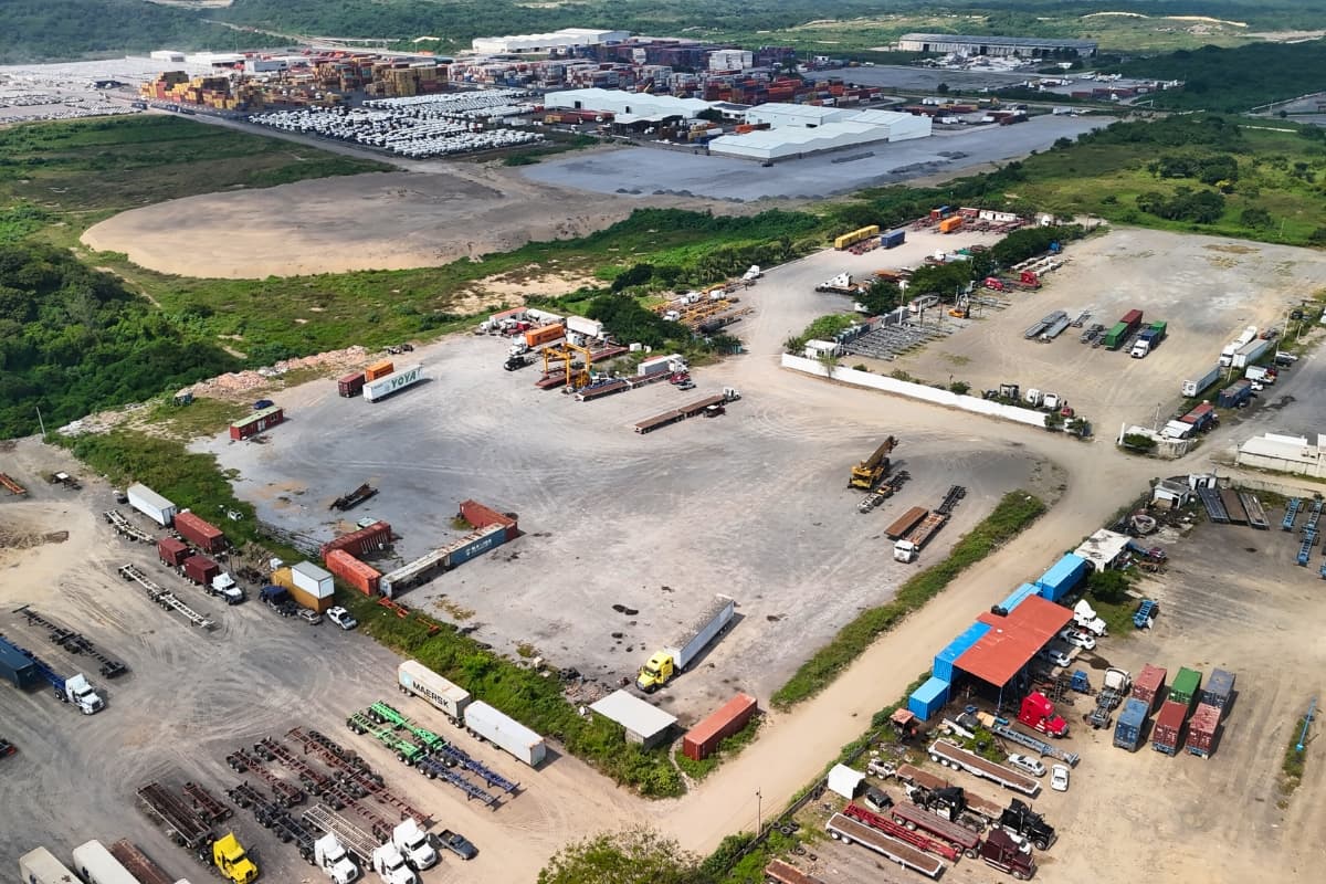 Operaciones logísticas en zona de puerto seco Veracruz